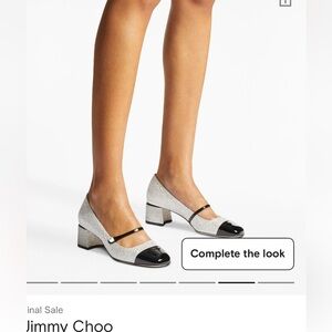 Jimmy Choo Glitter Mary Jane  Pumps